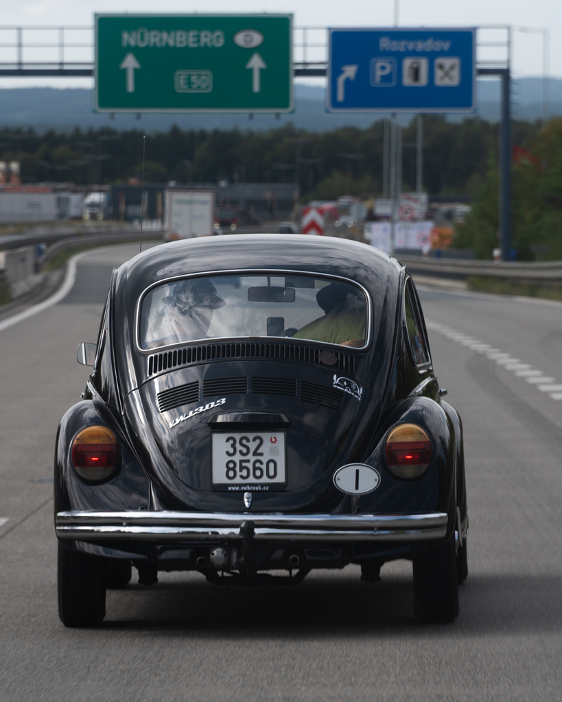 Honzův černý Volkswagen Brouk